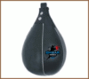 Embar Impex Premium Black Leather Speed Bag for Boxing and Reflex Training