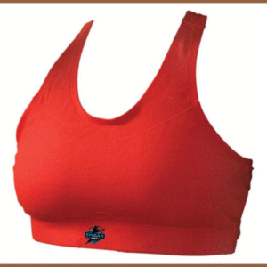 EMBAR Red Sports Bra for Comfort and Support