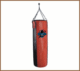 EMBAR IMPEX Two-Tone Red & Black Heavy-Duty Punching Bag for Boxing & Martial Arts
