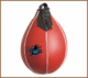 Embar Impex Durable Red Leather Speed Bag for Boxing and Reflex Training