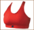 EMBAR Red Sports Bra for Comfort and Support