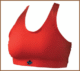 EMBAR Red Sports Bra for Comfort and Support